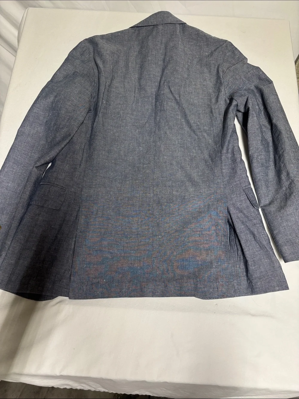 J.Crew Ludlow Sport Coat 34S Blue Cotton Linen Blazer Lightweight Summer